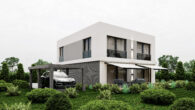 Neubauprojekt in Hermsdorf: Moderne Cubus-Villa mit großzügigen ca 200m² Wohnfläche, schlüsselfertig - 6 unverbindliche Impressionen